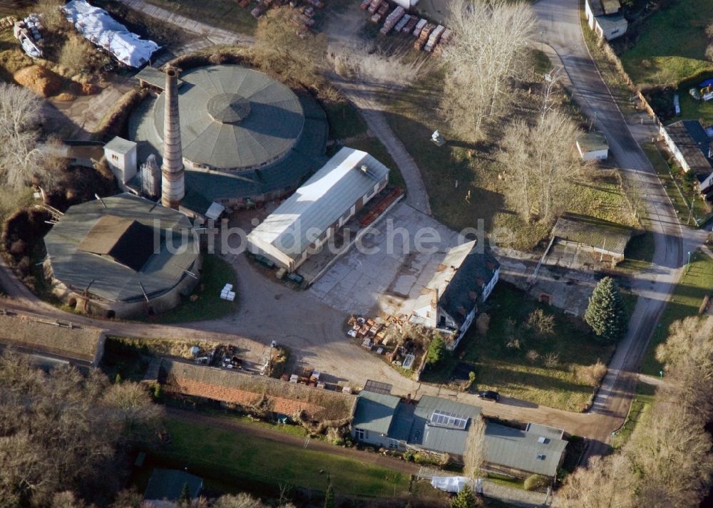 Luftbild Glindow - Märkisches Ziegeleimuseum Glindow im Bundesland Brandenburg