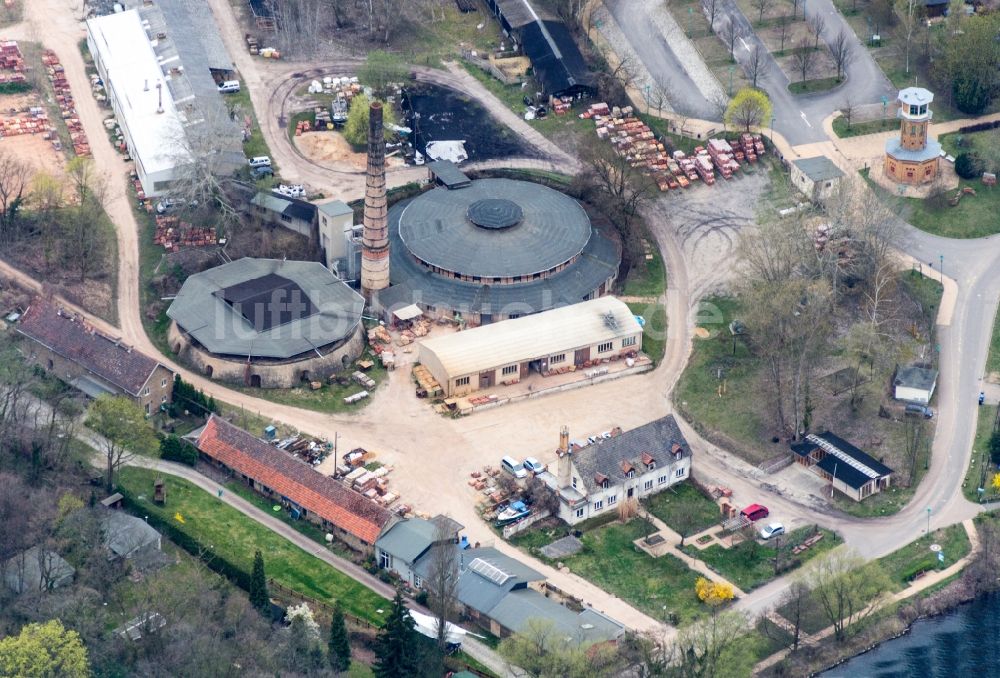 Werder (Havel) von oben - Märkisches Ziegeleimuseum Glindow im Bundesland Brandenburg