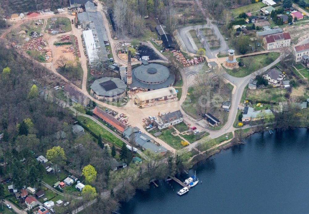 Werder (Havel) aus der Vogelperspektive: Märkisches Ziegeleimuseum Glindow im Bundesland Brandenburg