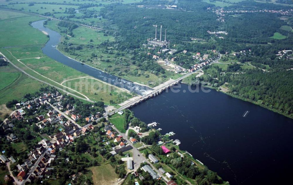 Friedersdorf (Sachsen-Anhalt) aus der Vogelperspektive: Muldestausee - Friedersdorf (Sachsen-Anhalt)