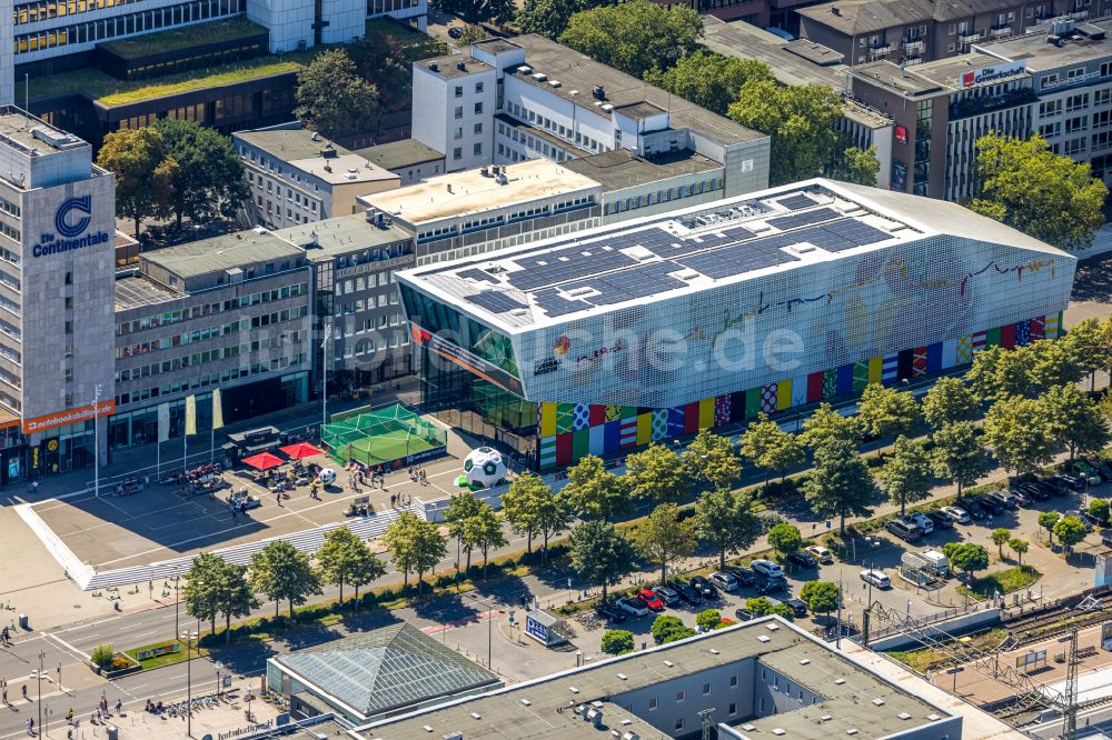 Dortmund von oben - Museum Deutsches Fußballmuseum in Dortmund im Bundesland Nordrhein-Westfalen, Deutschland