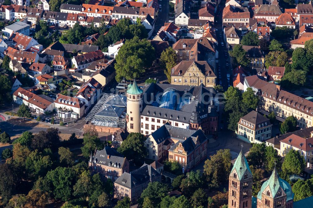 Luftbild Speyer - Museum Historisches Museum der Pfalz in Speyer im Bundesland Rheinland-Pfalz, Deutschland