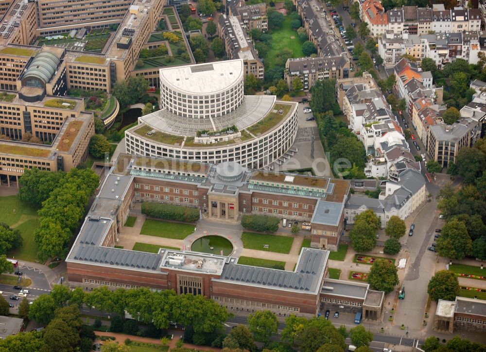 Düsseldorf von oben - Museum Kunstpalast in Düsseldorf im Bundesland Nordrhein-Westfalen