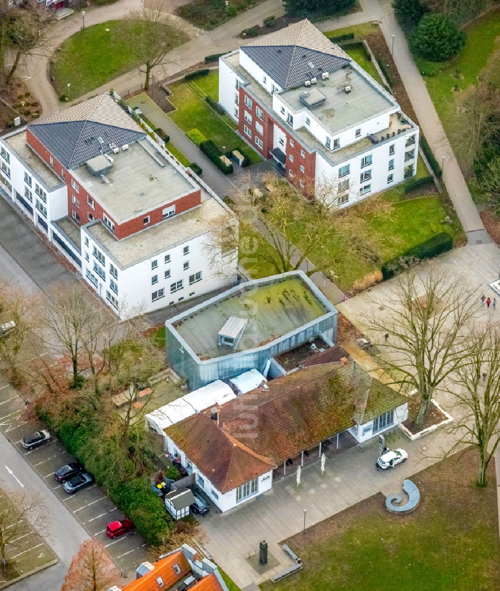 Luftbild Gladbeck - Museum Neue Galerie Gladbeck an der Bottroper Straße in Gladbeck im Bundesland Nordrhein-Westfalen, Deutschland