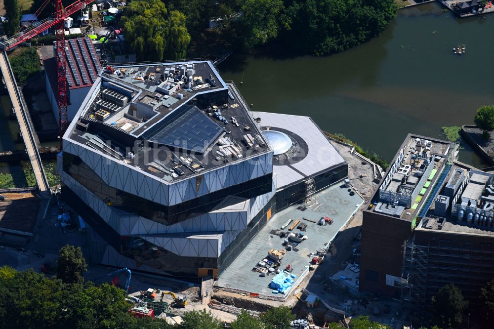 Luftaufnahme Heilbronn - Museum und Science Center experimenta in Heilbronn im Bundesland Baden-Württemberg, Deutschland