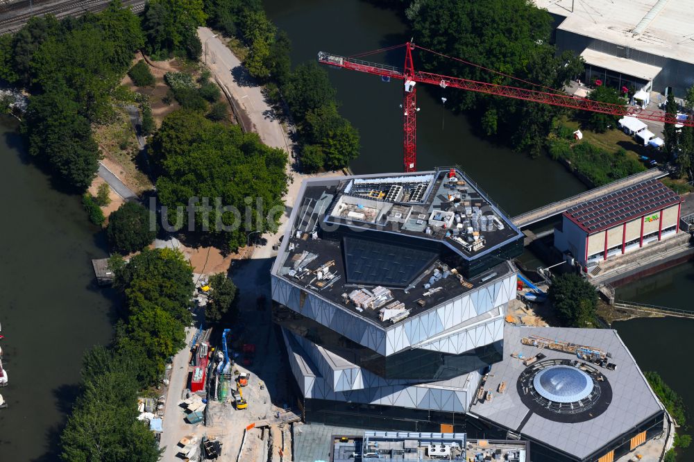 Heilbronn von oben - Museum und Science Center experimenta in Heilbronn im Bundesland Baden-Württemberg, Deutschland