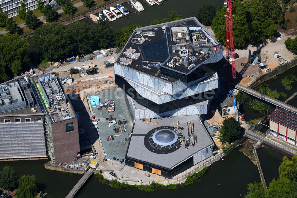 Luftbild Heilbronn - Museum und Science Center experimenta in Heilbronn im Bundesland Baden-Württemberg, Deutschland