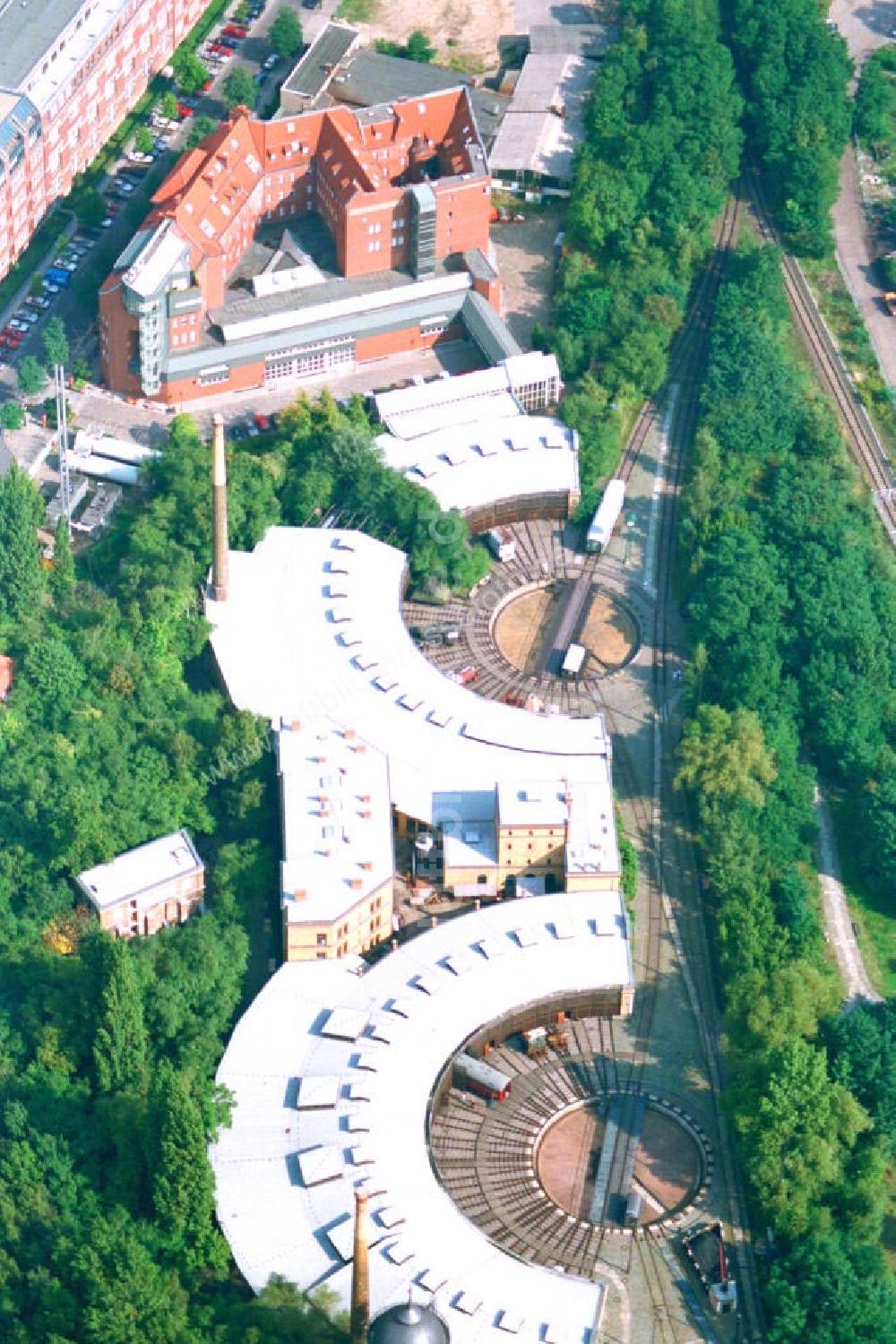 Berlin / Kreuzberg aus der Vogelperspektive: Museum für Verkehr und Technik in Berlin Kreuzberg.