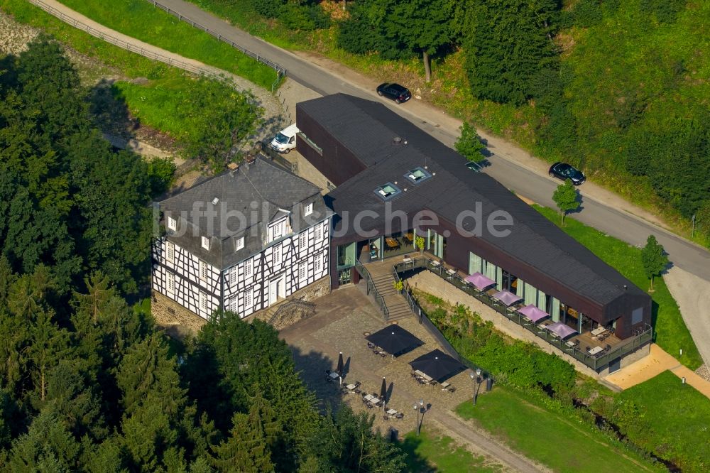 Luftbild Hagen - Museums- Gebäude- Ensemble Deutsches Schmiedemuseum in Hagen im Bundesland Nordrhein-Westfalen