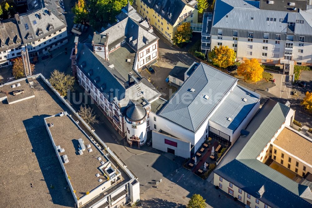 Siegen aus der Vogelperspektive: Museums- Gebäude- Ensemble für Gegenwartskunst (MGK) in Siegen im Bundesland Nordrhein-Westfalen