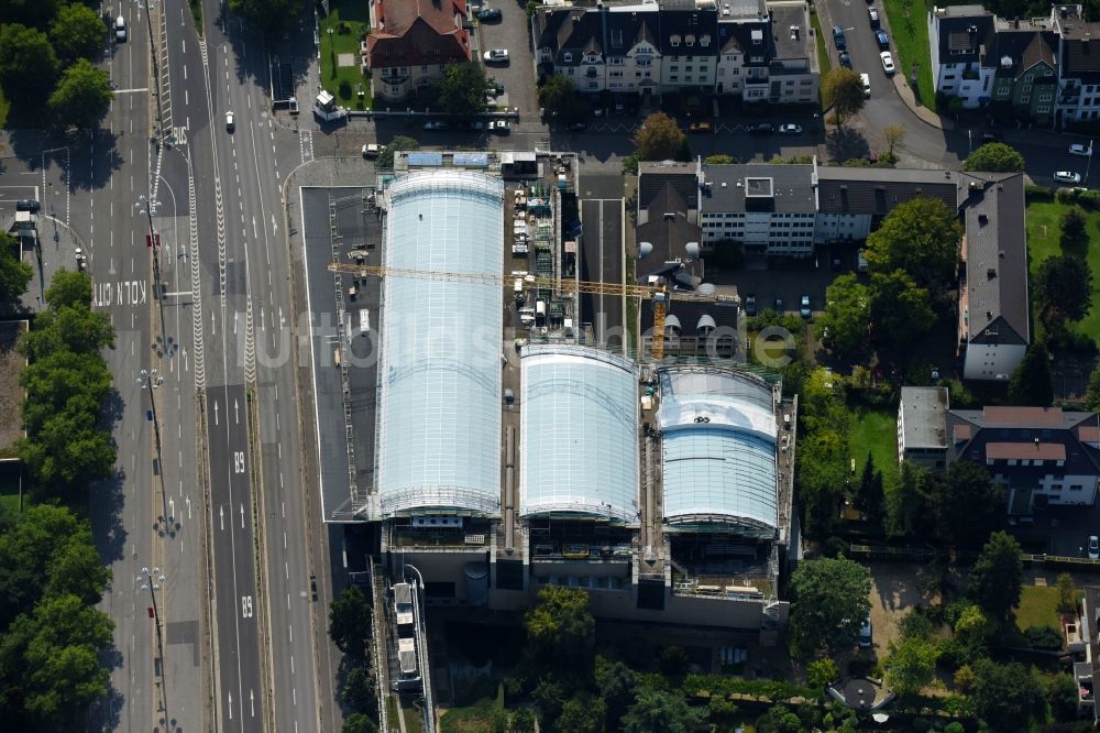 Bonn von oben - Museums- Gebäude- Ensemble Haus der Geschichte Bonn an der Willy-Brandt-Allee in Bonn im Bundesland Nordrhein-Westfalen, Deutschland