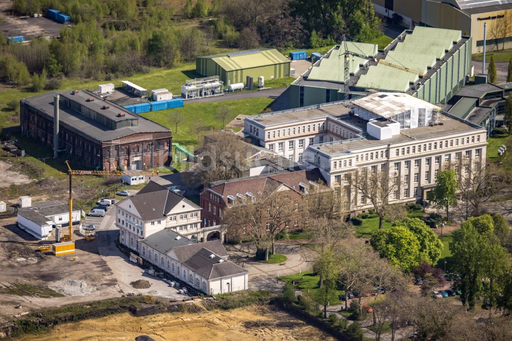 Luftaufnahme Dortmund - Museums- Gebäude- Ensemble Hoesch-Museum in Dortmund im Bundesland Nordrhein-Westfalen, Deutschland