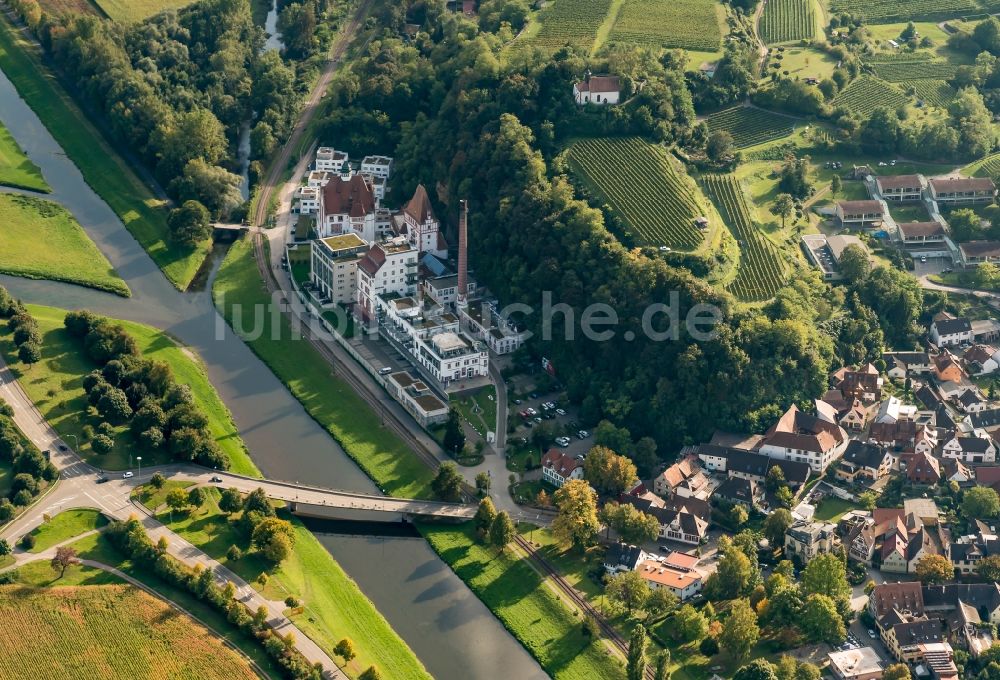 Riegel am Kaiserstuhl aus der Vogelperspektive: Museums- Gebäude- Ensemble Messmer Riegel in Riegel am Kaiserstuhl im Bundesland Baden-Württemberg, Deutschland