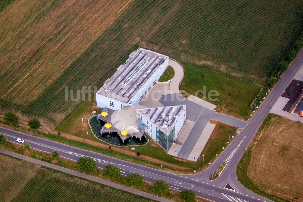 Luftaufnahme Heitersheim - Museums- Gebäude- Ensemble Restaurierung Dreieckland Museum GmbH in Heitersheim im Bundesland Baden-Württemberg, Deutschland