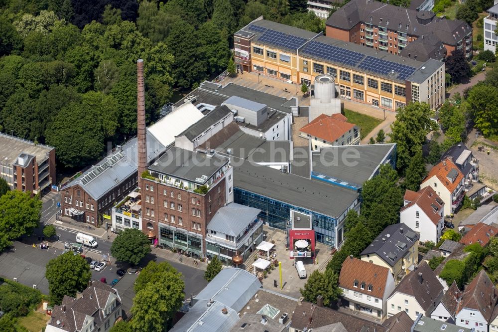 Luftbild Unna - Museums- Gebäude- Ensemble des Zentrums für Internationale Lichtkunst in Unna im Bundesland Nordrhein-Westfalen