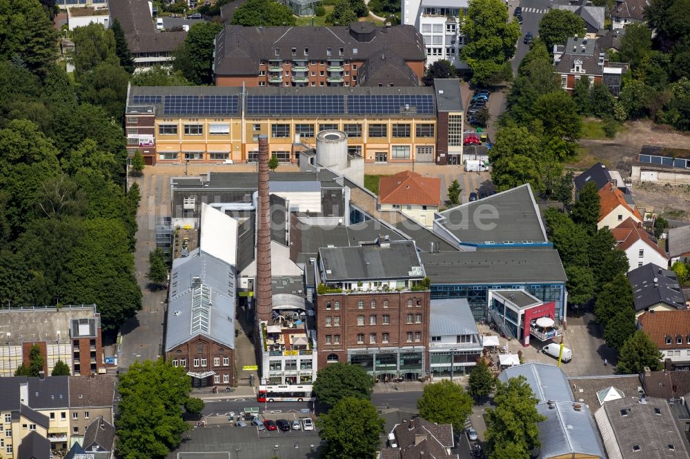 Luftaufnahme Unna - Museums- Gebäude- Ensemble des Zentrums für Internationale Lichtkunst in Unna im Bundesland Nordrhein-Westfalen