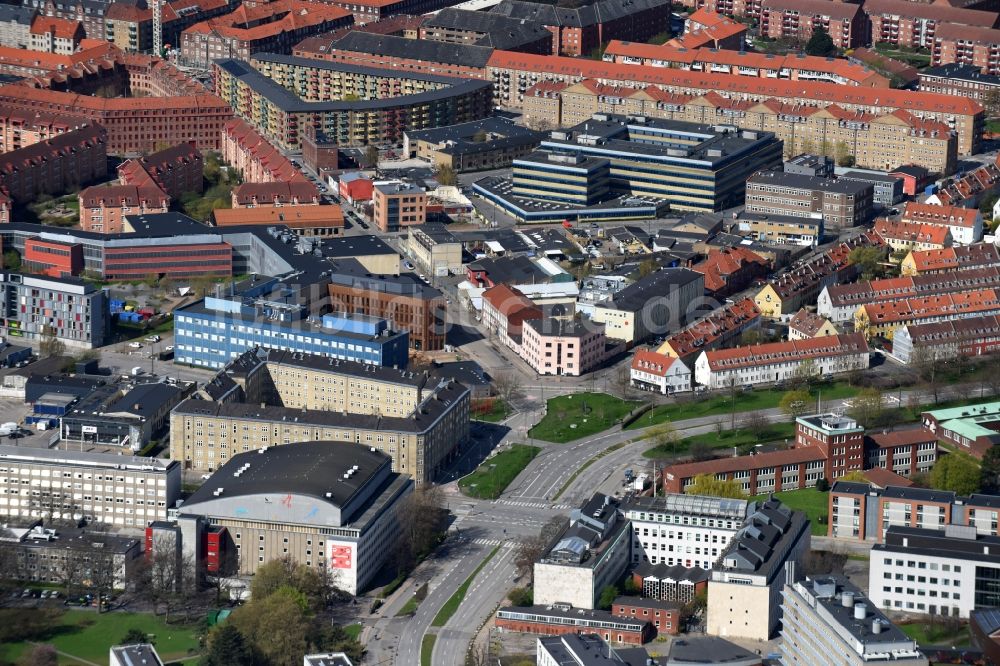 Luftbild Kopenhagen - Museums- Gebäude- Ensemble Zoologisk Museum in Kopenhagen in Dänemark