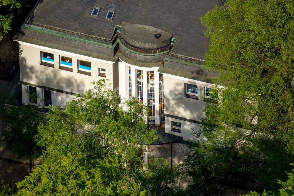 Luftaufnahme Hagen - Museums- Gebäude des Ortshaus Museum in Hagen im Bundesland Nordrhein-Westfalen