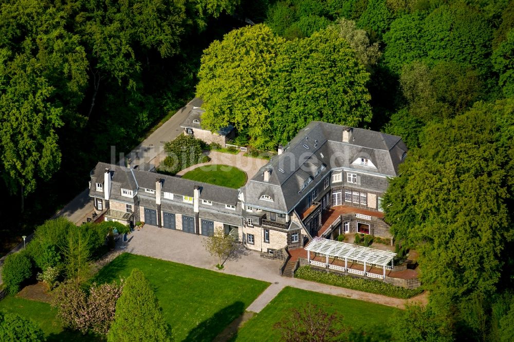 Hagen von oben - Museums- Gebäude des Ortshaus Museum in Hagen im Bundesland Nordrhein-Westfalen