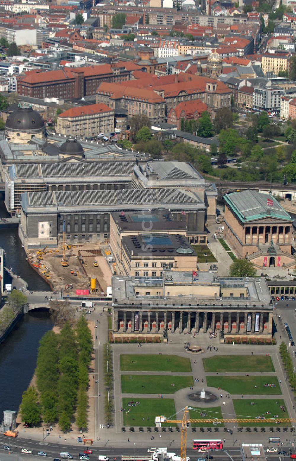 Luftaufnahme Berlin - Museumsinsel Berlin