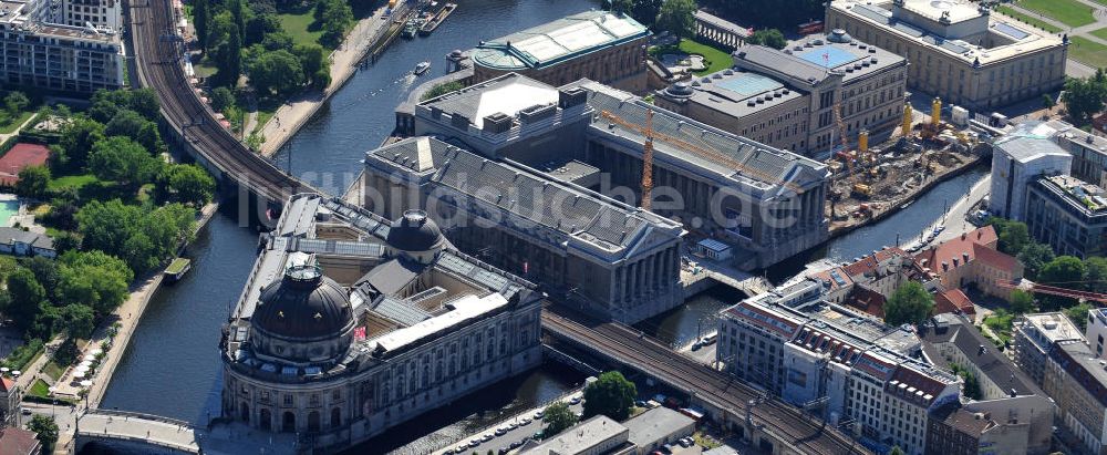 Berlin Mitte von oben - Museumsinsel in Berlin Mitte