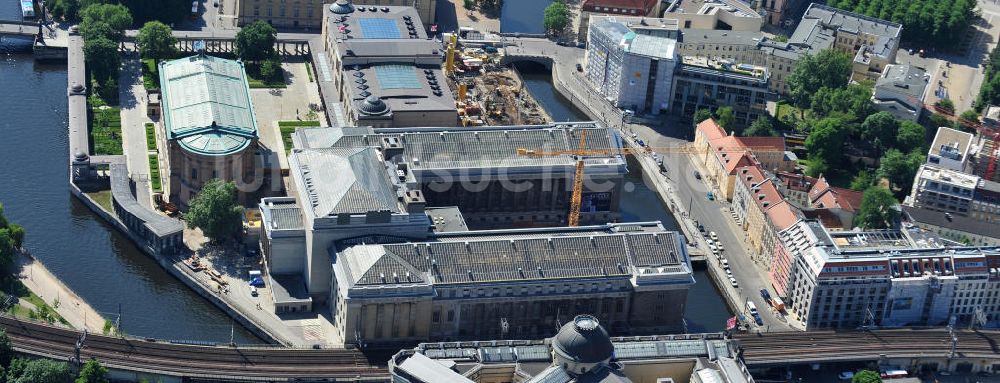 Berlin Mitte von oben - Museumsinsel in Berlin Mitte