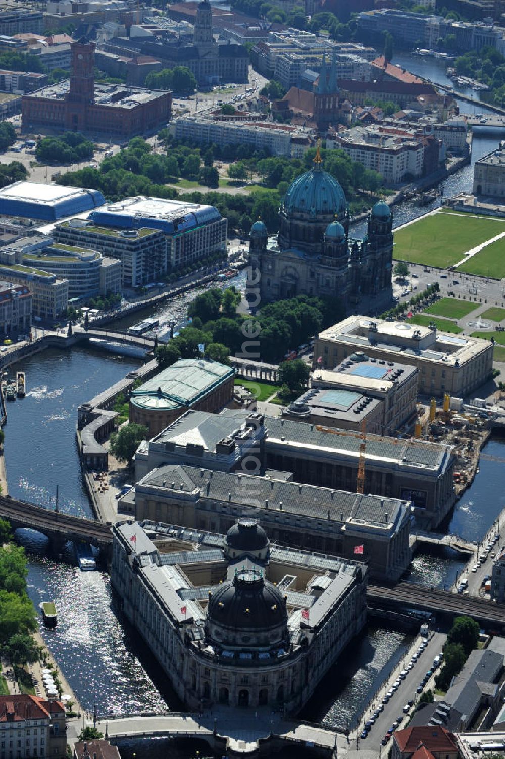 Berlin Mitte aus der Vogelperspektive: Museumsinsel in Berlin Mitte