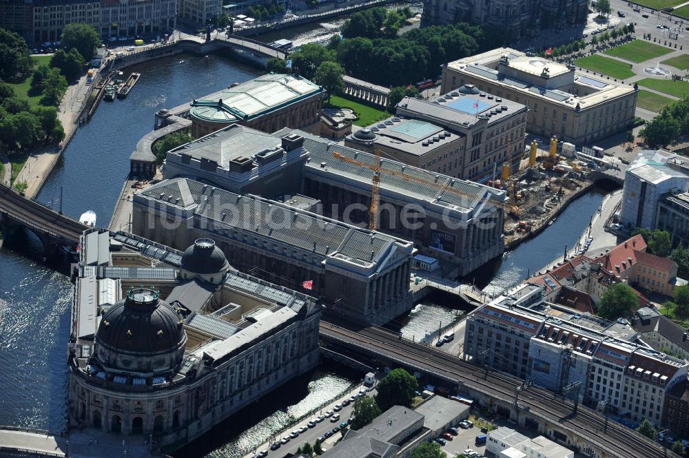 Berlin Mitte von oben - Museumsinsel in Berlin Mitte