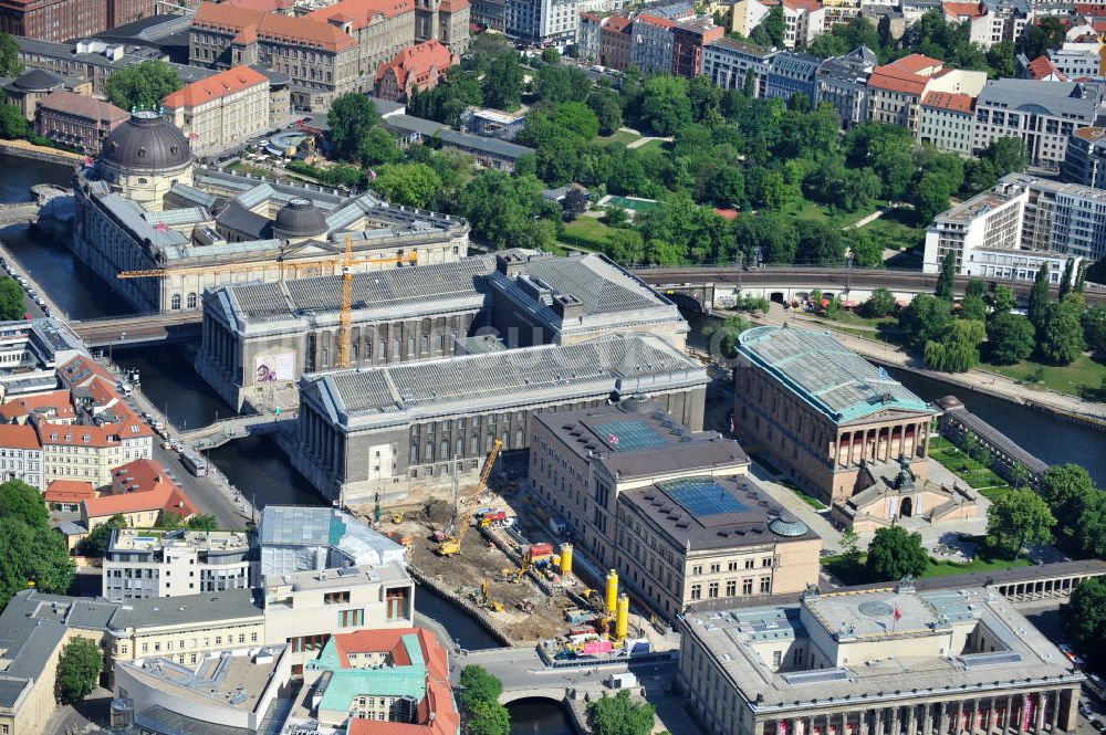 Luftbild Berlin Mitte - Museumsinsel in Berlin Mitte