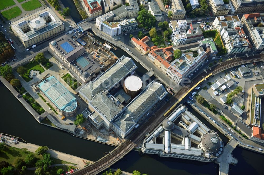 Berlin von oben - Museumsinsel in Berlin - Mitte