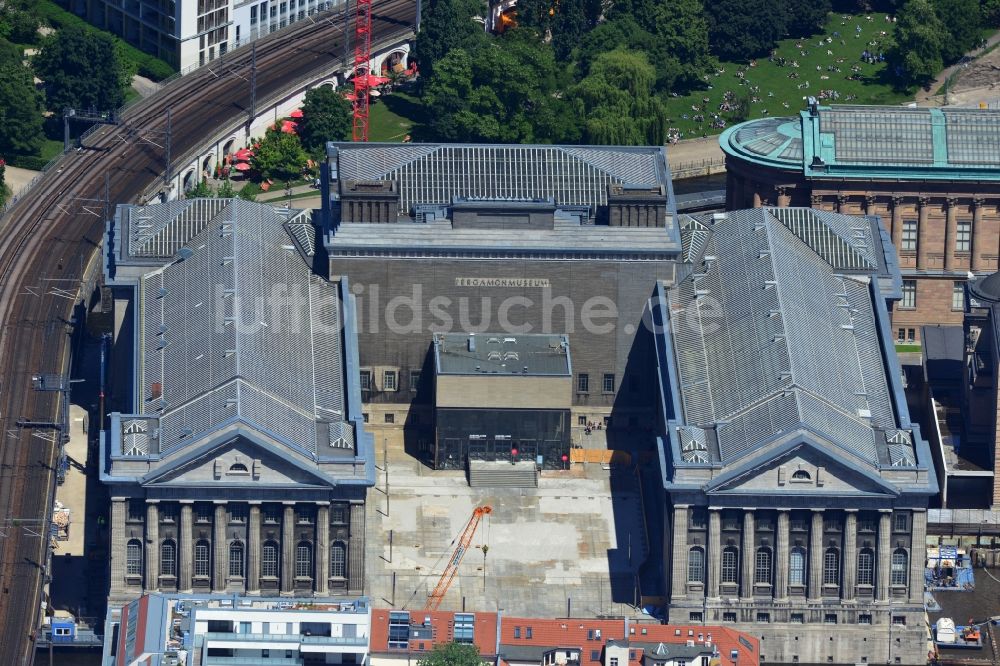 Berlin von oben - Museumsinsel in Berlin - Mitte