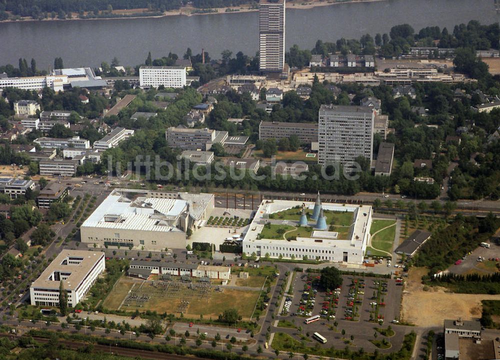 Luftbild Bonn - Museumsmeile mit der Kunst- und Ausstellungshalle der Bundesrepublik Deutschland und dem Haus der Geschichte in Bonn