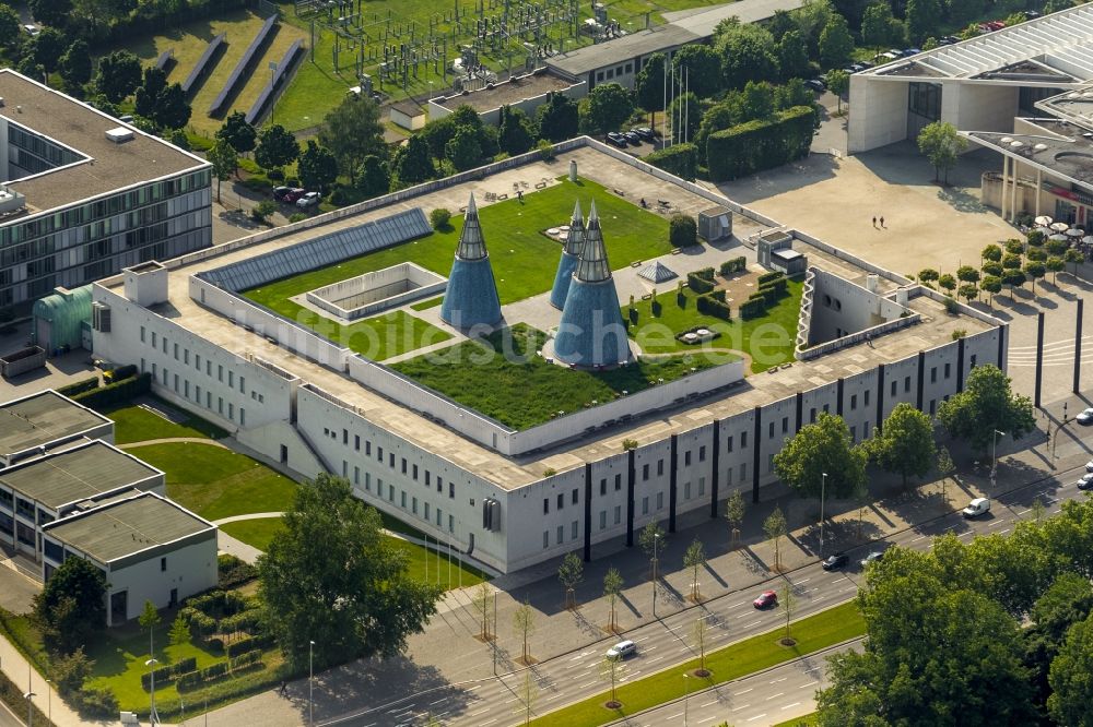 Bonn aus der Vogelperspektive: Museumsmeile mit der Kunst- und Ausstellungshalle der Bundesrepublik Deutschland und dem Haus der Geschichte in Bonn