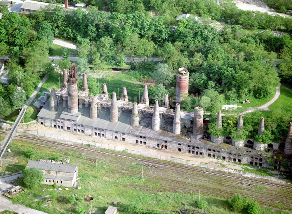 Luftbild Rüdersdorf - Museumspark Baustoffindustrie Rüdersdorf (033638) 765-0 Heinitzstr. 11 15562 Rüdersdorf 16.Mai 2002