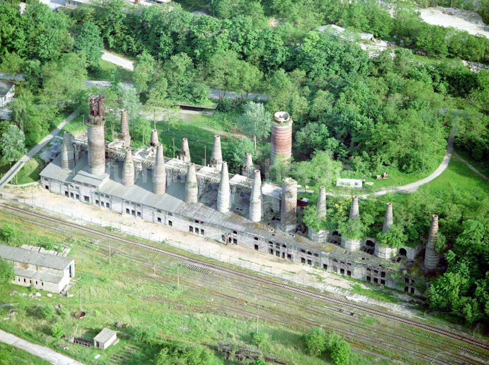 Luftaufnahme Rüdersdorf - Museumspark Baustoffindustrie Rüdersdorf (033638) 765-0 Heinitzstr. 11 15562 Rüdersdorf 16.Mai 2002