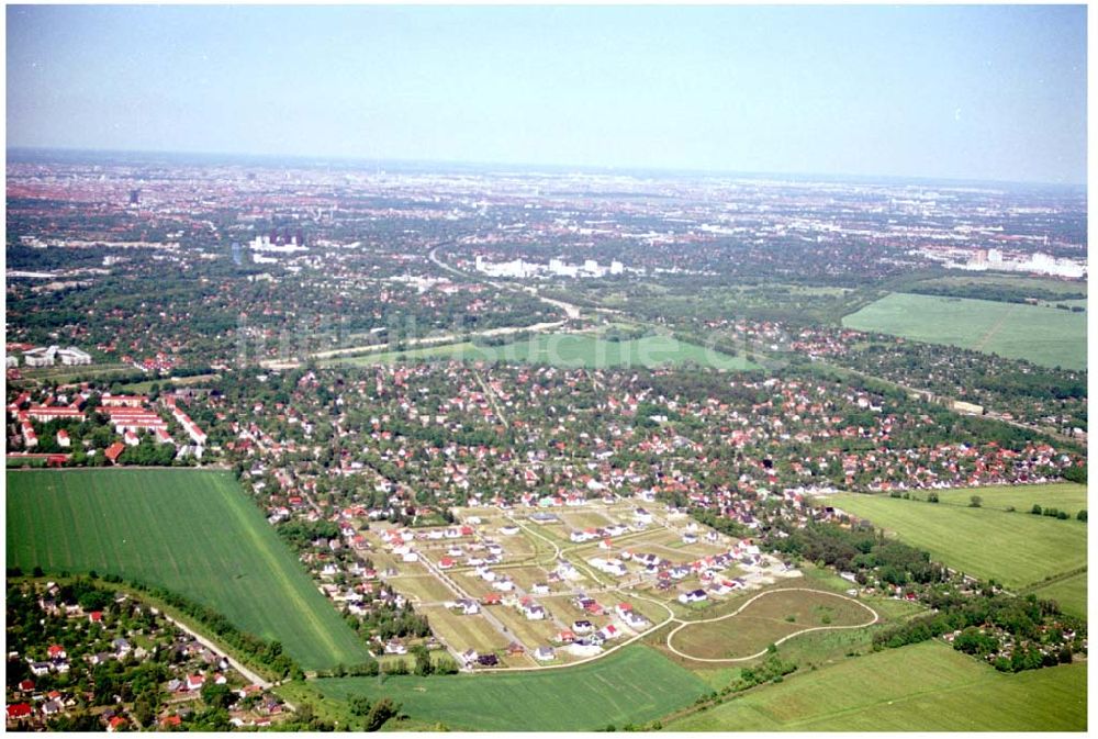 Teltow / Brandenburg von oben - Musikerviertel Teltow