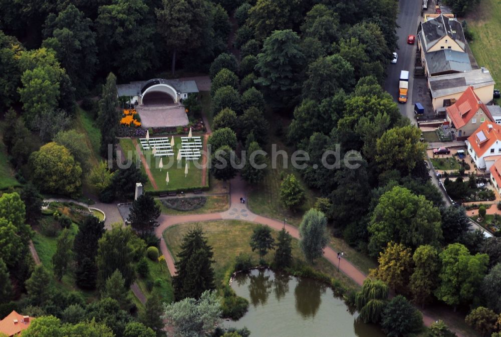 Luftbild Heilbad Heiligenstadt - Musikpavillon Im Heinrich Heine Park ...