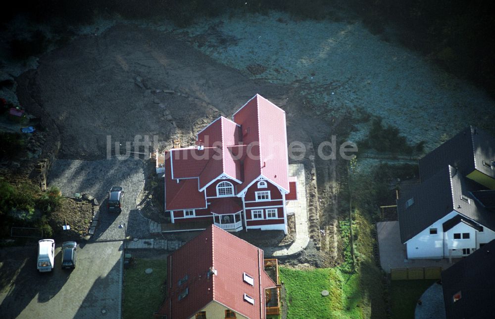 Luftbild Engelskirchen - Musterhaus- Einfamilienhaus in Engelskirchen im Bundesland Nordrhein-Westfalen, Deutschland