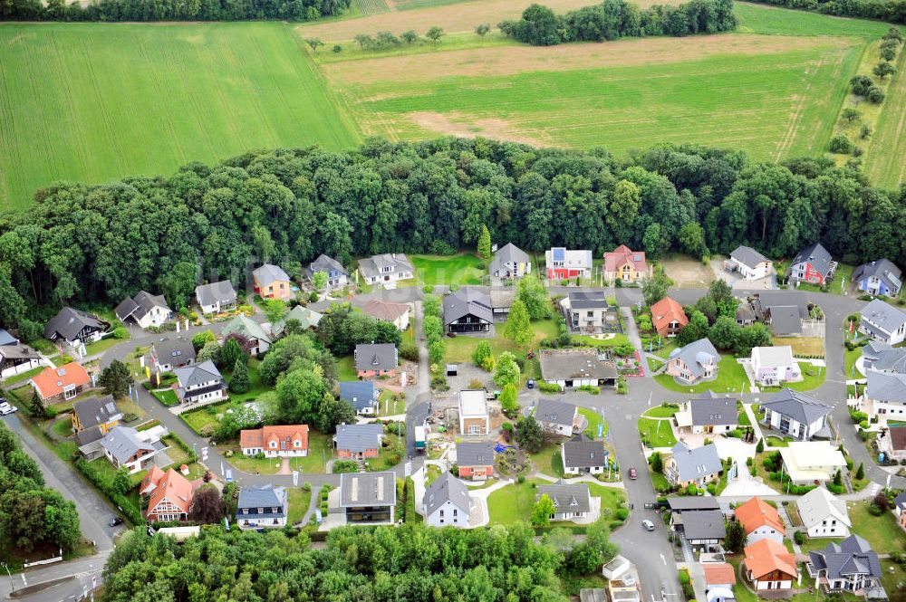 Luftbild Bad Vilbel - Musterhaus-Siedlung in Bad Vilbel