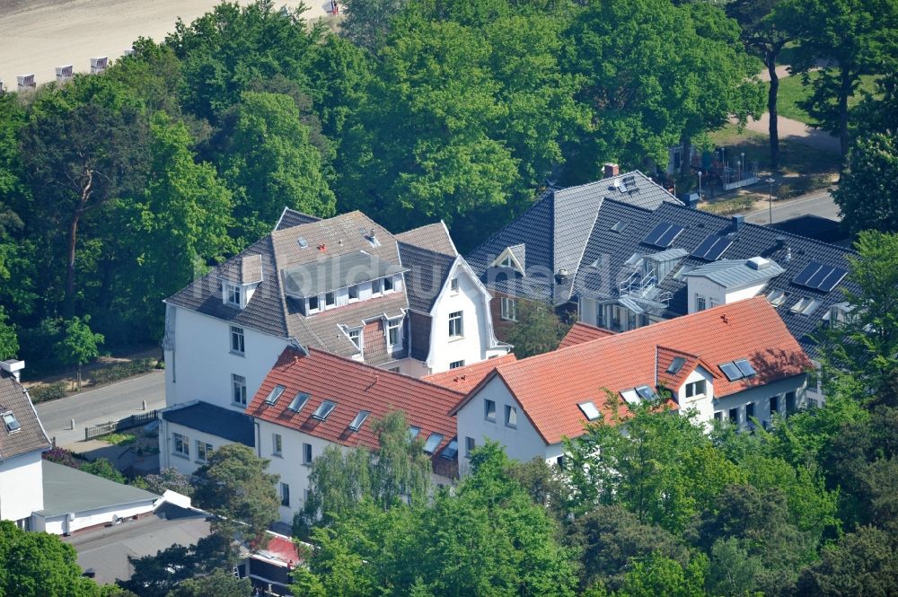 Kühlungsborn von oben - Mutter-Kind-Kurhaus der AWO Sano gGmbH am Ostseestrand von Kühlungsborn in Mecklenburg-Vorpommern