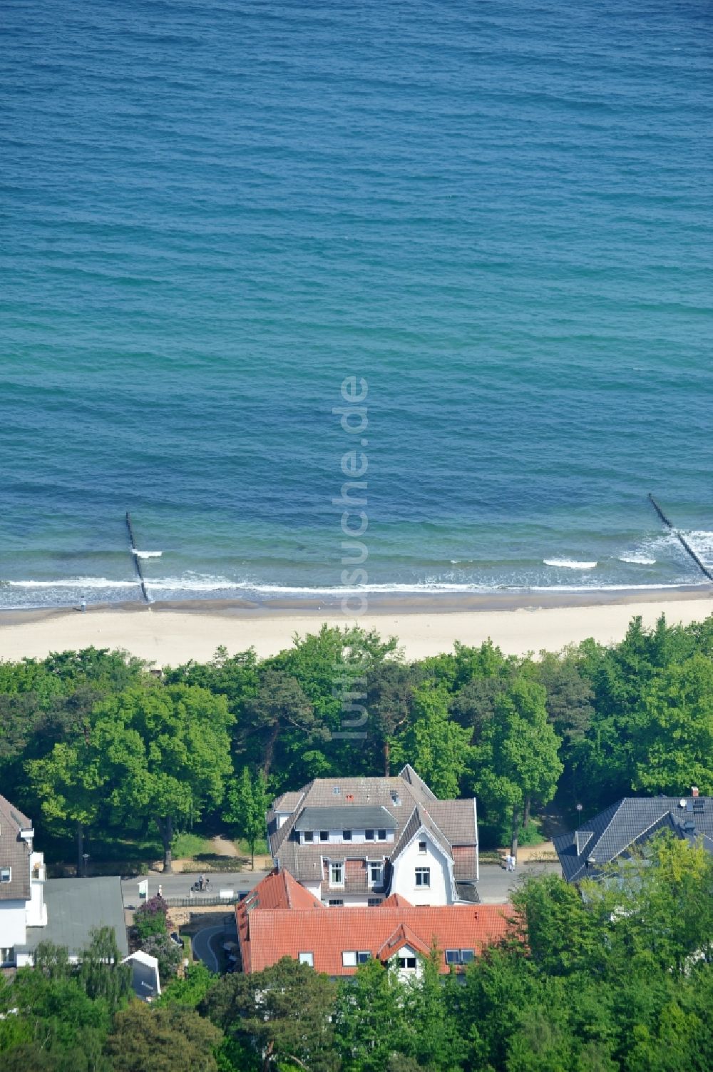 Kühlungsborn aus der Vogelperspektive: Mutter-Kind-Kurhaus der AWO Sano gGmbH am Ostseestrand von Kühlungsborn in Mecklenburg-Vorpommern