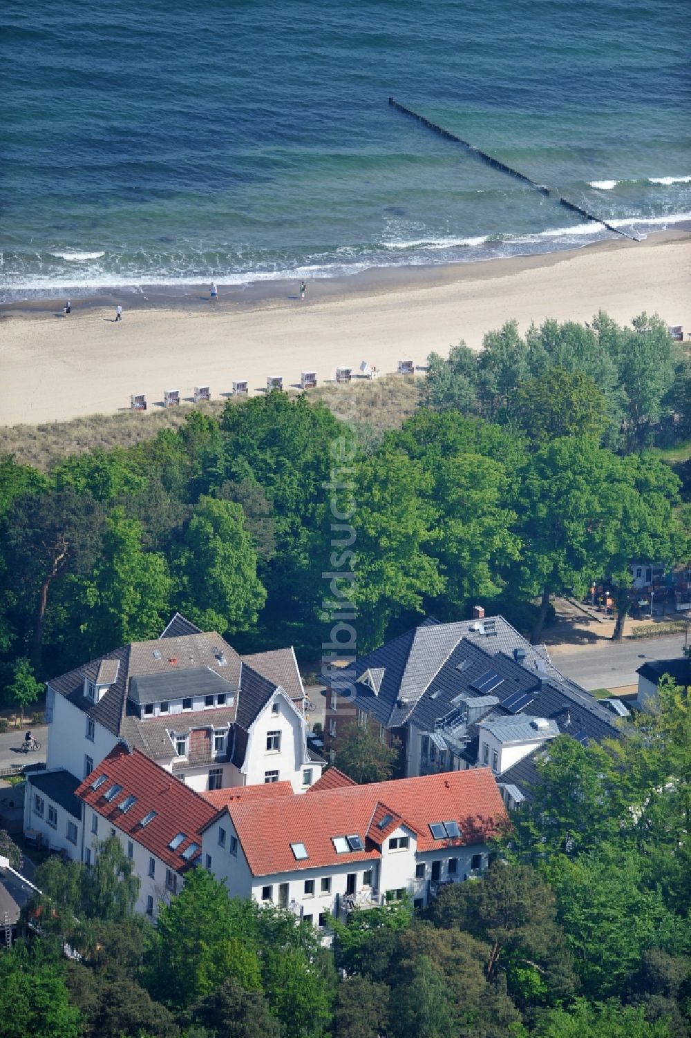 Kühlungsborn aus der Vogelperspektive: Mutter-Kind-Kurhaus der AWO Sano gGmbH am Ostseestrand von Kühlungsborn in Mecklenburg-Vorpommern