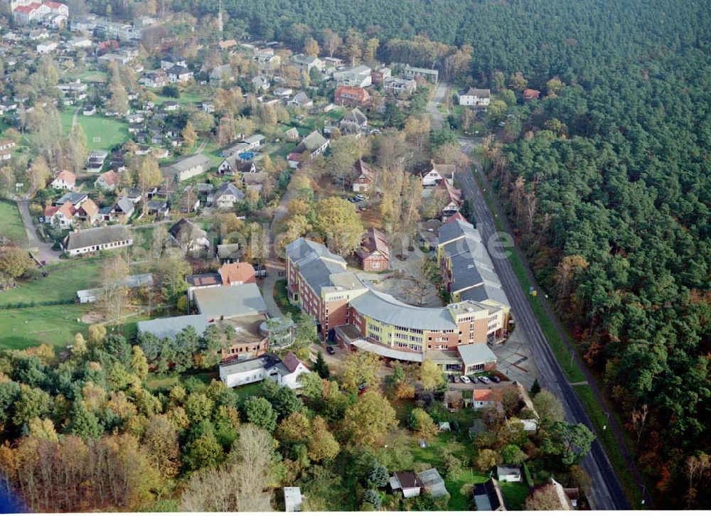 Seeheilbad Graal-Müritz / Mecklenburg - Vorpommern von oben - Mutter- und Kind Kurhaus Tannenhof im Seeheilbad Graal-Müritz in Mecklenburg - Vorpommern.