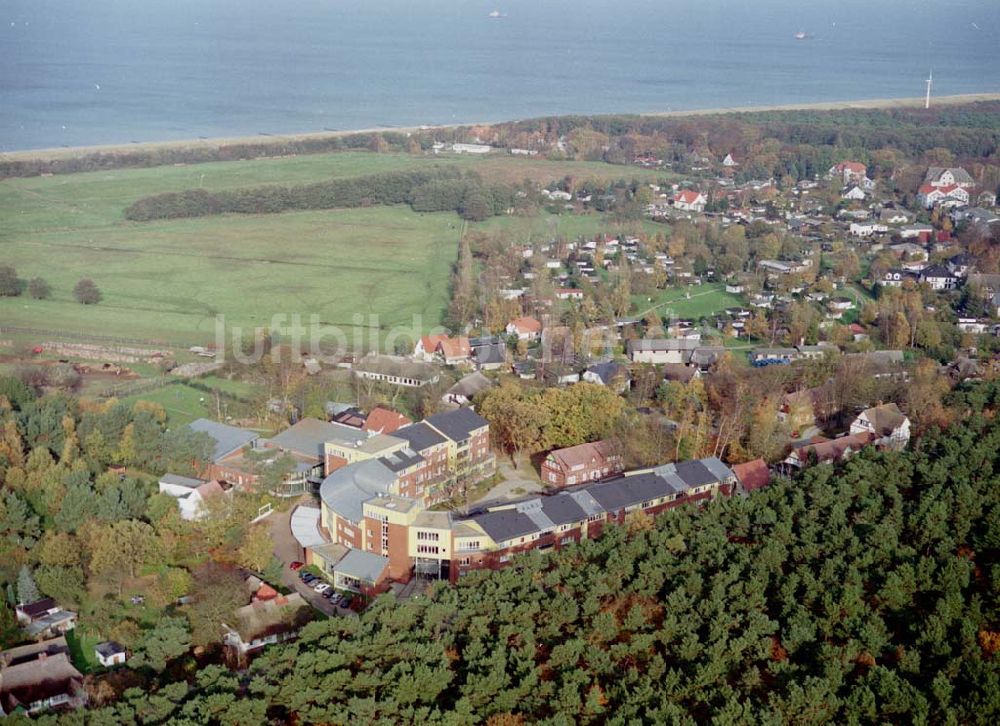 Luftaufnahme Seeheilbad Graal-Müritz / Mecklenburg - Vorpommern - Mutter- und Kind Kurhaus Tannenhof im Seeheilbad Graal-Müritz in Mecklenburg - Vorpommern.