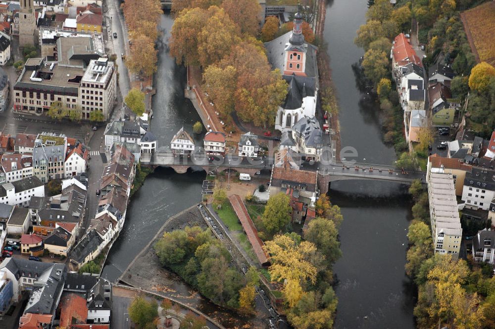 Luftbild Bad Kreuznach - Nahebrücke Bad Kreuznach