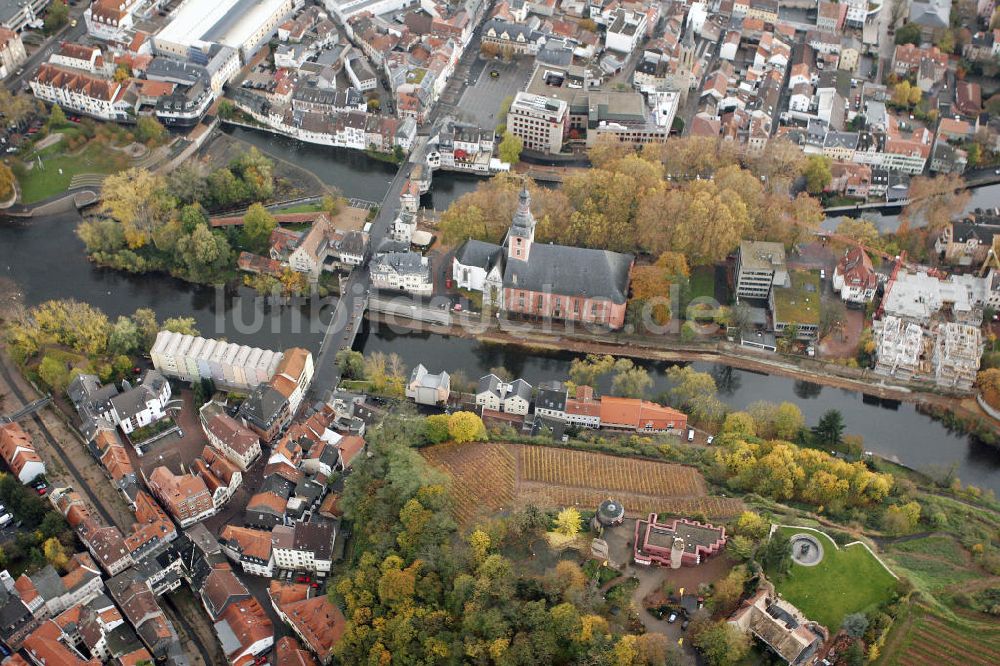 Luftbild Bad Kreuznach - Nahebrücke Bad Kreuznach