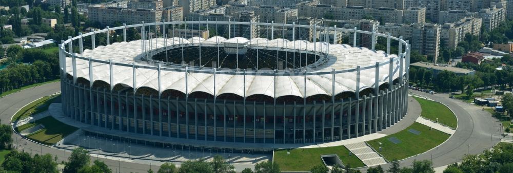 Luftbild Bukarest - National Arena - Stadion in Bukarest in Rumänien