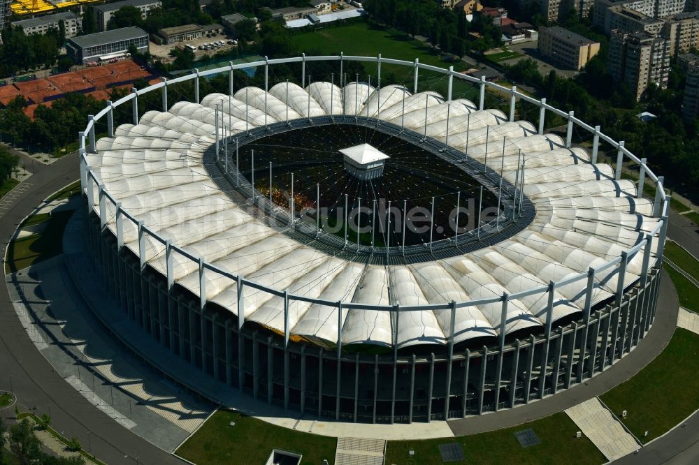 Luftaufnahme Bukarest - National Arena - Stadion in Bukarest in Rumänien