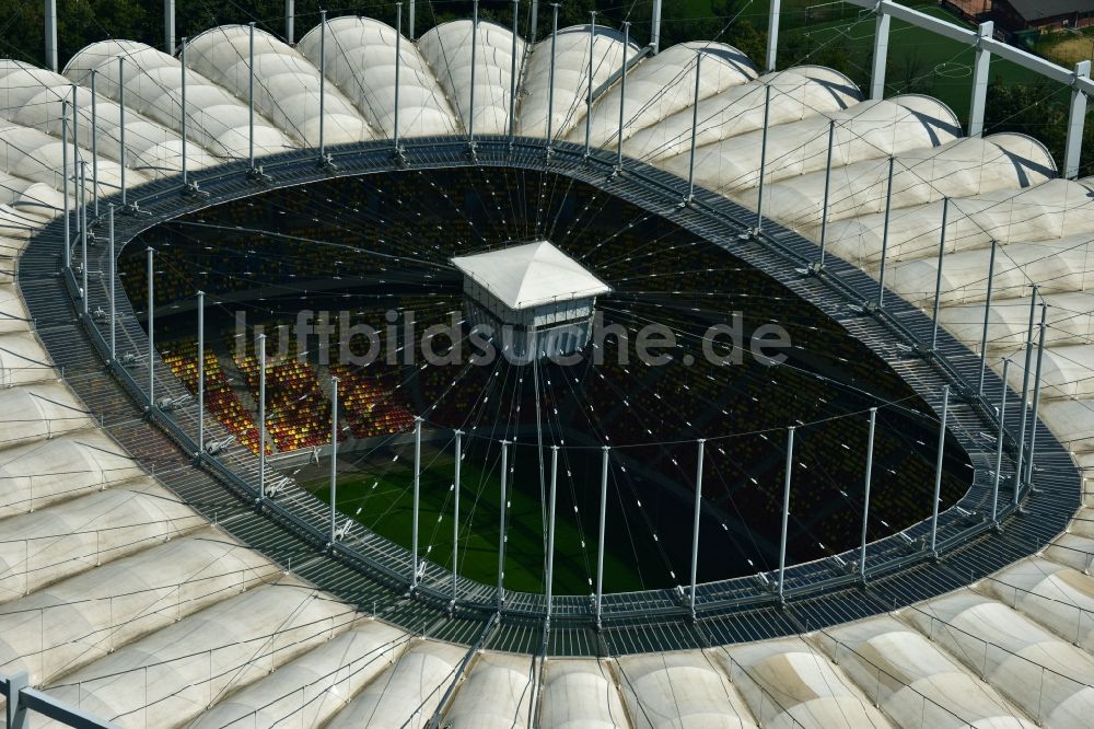 Bukarest von oben - National Arena - Stadion in Bukarest in Rumänien