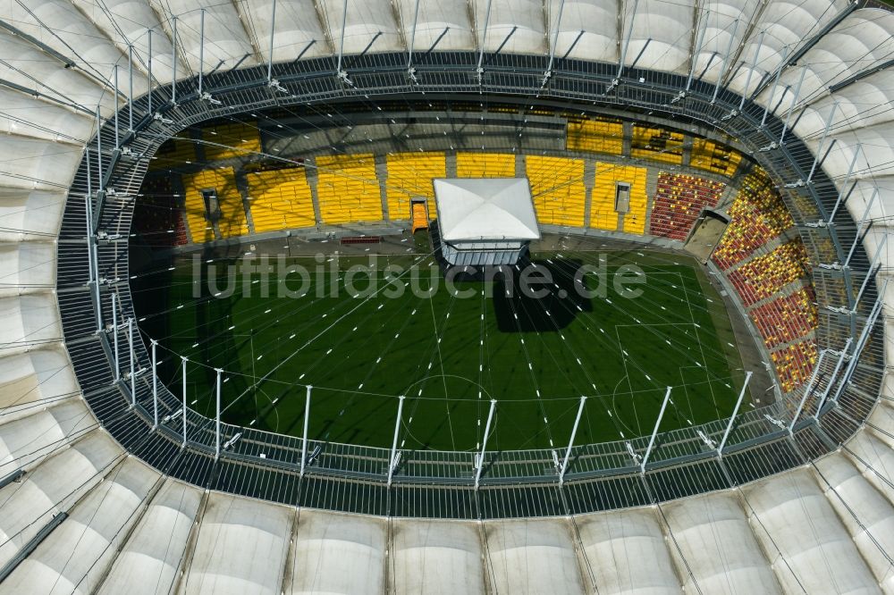 Luftaufnahme Bukarest - National Arena - Stadion in Bukarest in Rumänien